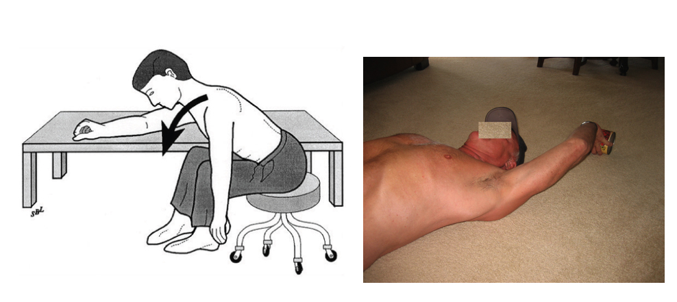 Attaining and maintaining at least 150 degrees of forward elevation