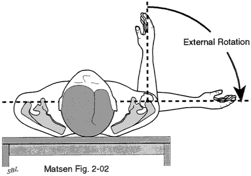 Figure 2 - External rotation